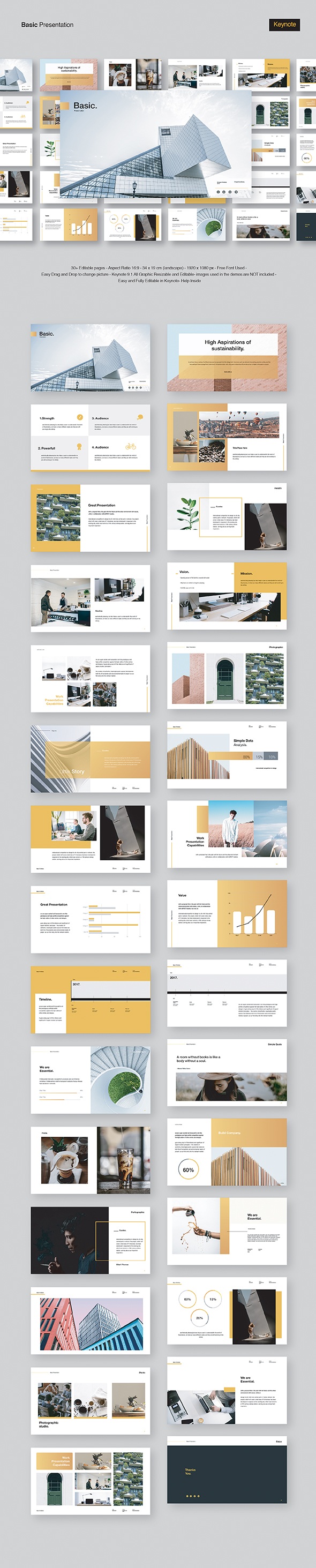 Basic Keynote, Presentation Templates | GraphicRiver