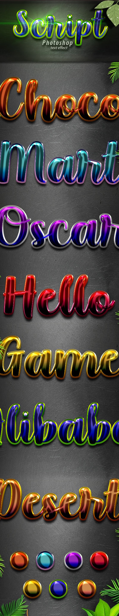 Script Photoshop Text Effect, Add-ons | GraphicRiver