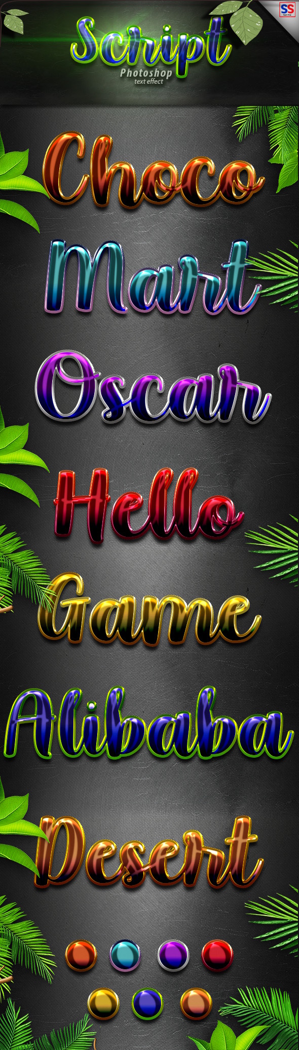 Script Photoshop Text Effect, Add-ons | GraphicRiver