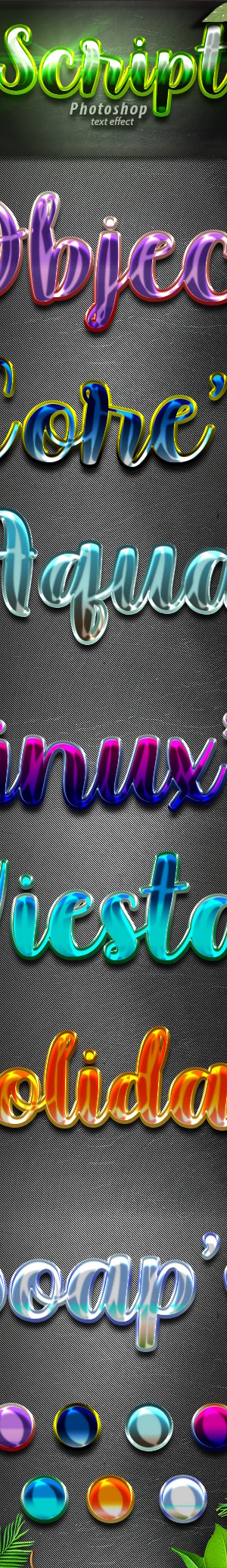 Script Photoshop Text Effect Vol 3, Add-ons | GraphicRiver