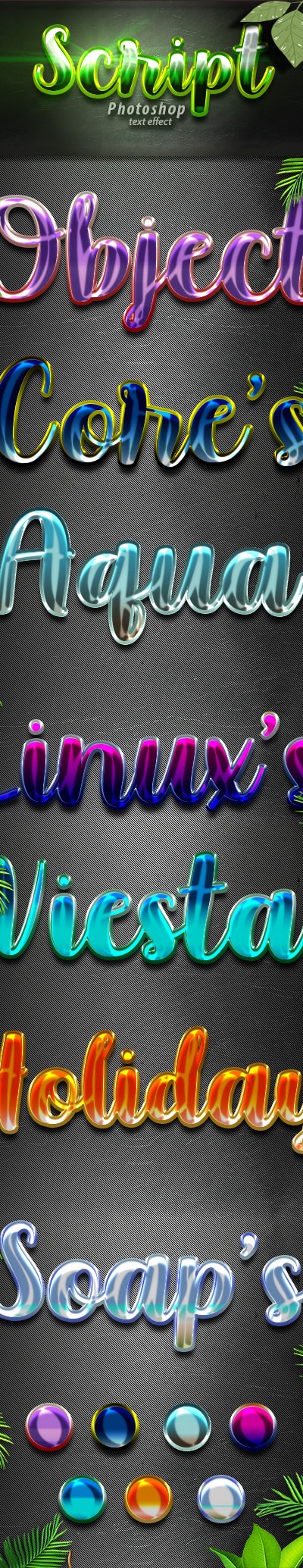 Script Photoshop Text Effect Vol 3, Add-ons | GraphicRiver