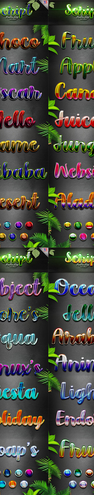28 Bundle Script Text Effect Styles, Add-ons | GraphicRiver
