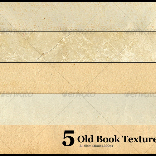 5 Old Book Textures, Textures | GraphicRiver