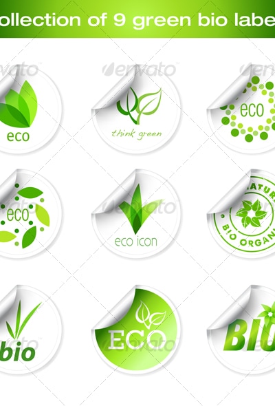Bio Stickers, Icons | GraphicRiver