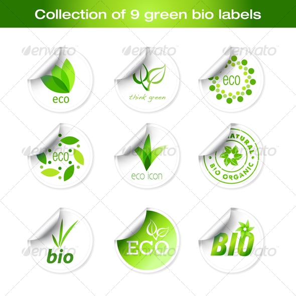 Bio Stickers, Icons | GraphicRiver