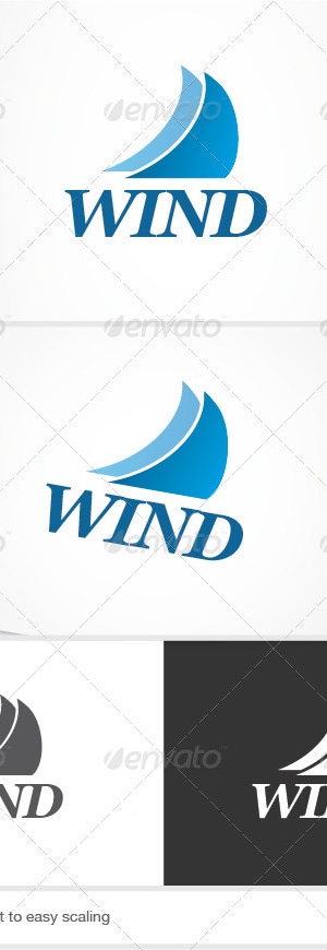 Wind Logo, Logo Templates | GraphicRiver