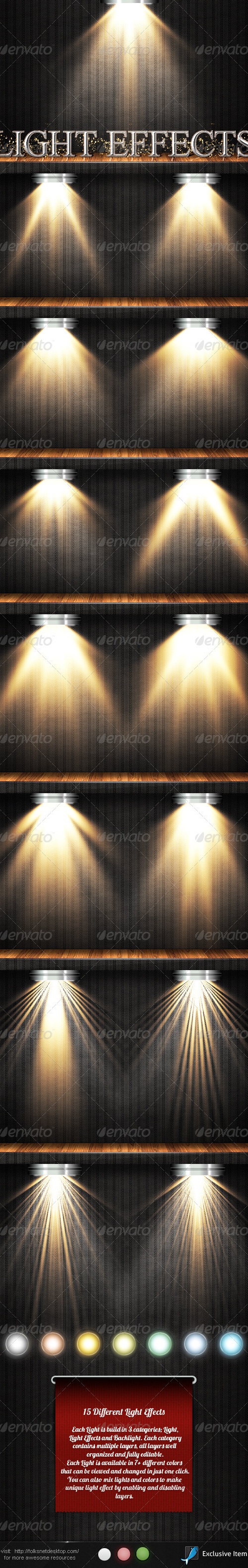 Light Effects Set 3, Graphics | GraphicRiver