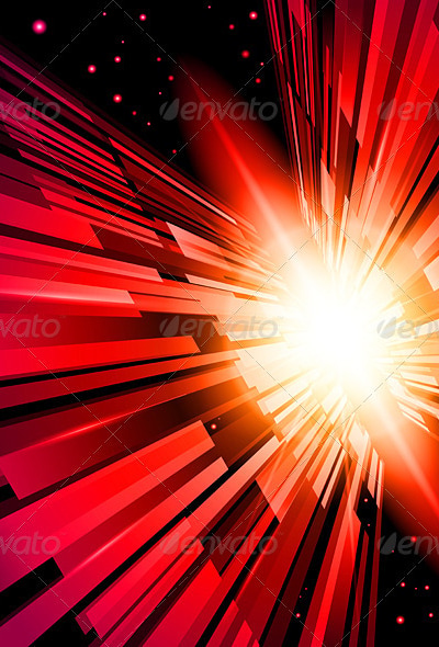 Red Radiance, Vectors | GraphicRiver