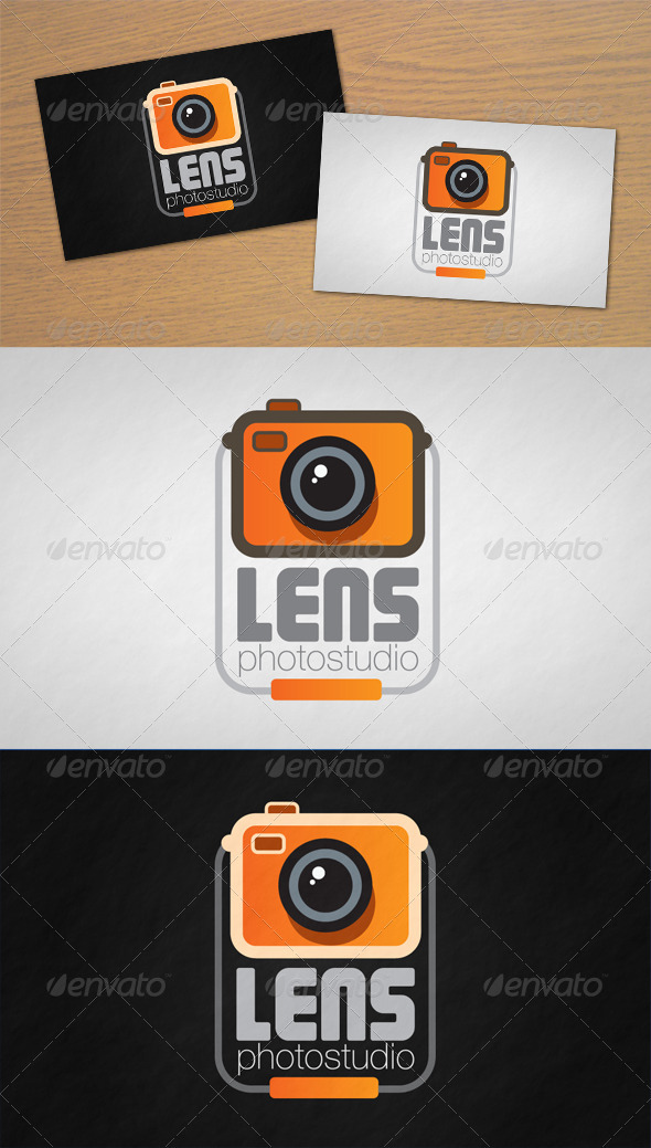 Lens Photo Studio Logo, Logo Templates | GraphicRiver