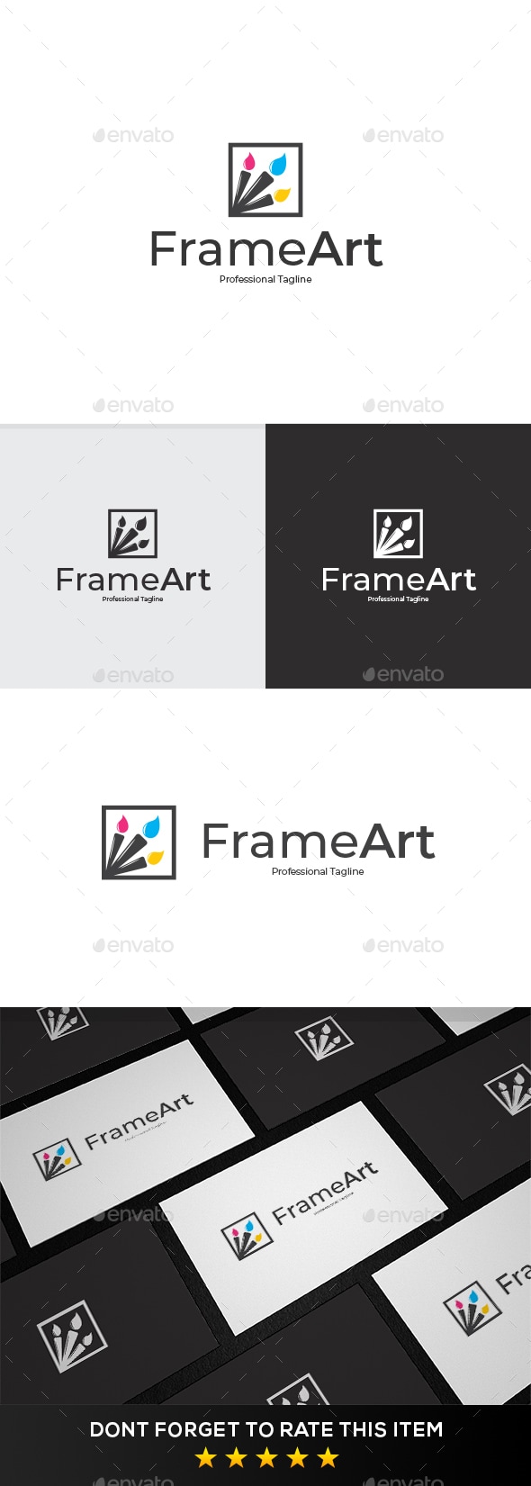 Frame Art Logo Template, Logo Templates | GraphicRiver