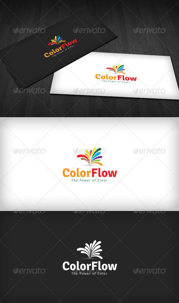 Color Flow Logo, Logo Templates | GraphicRiver