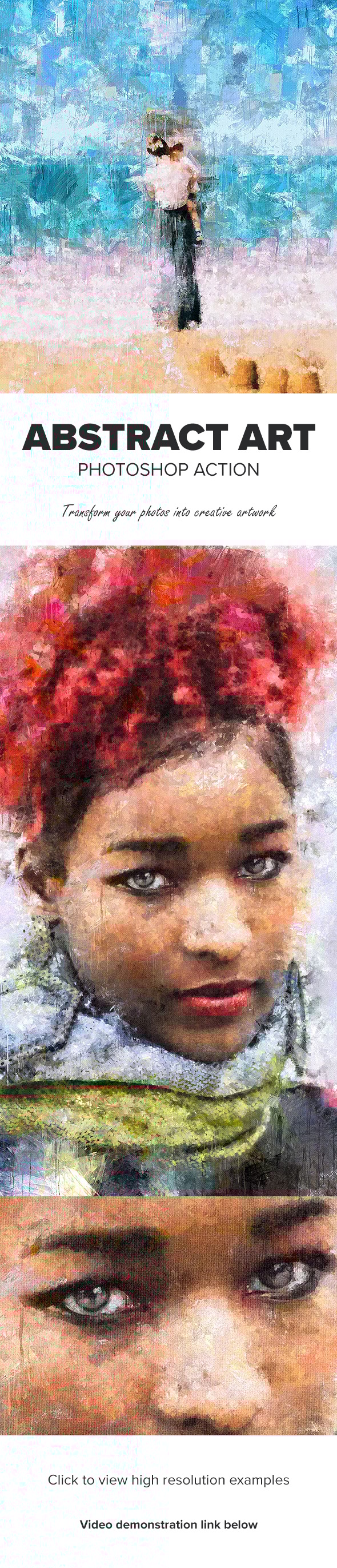 Abstract Art Photoshop Action - Photo Effects Actions