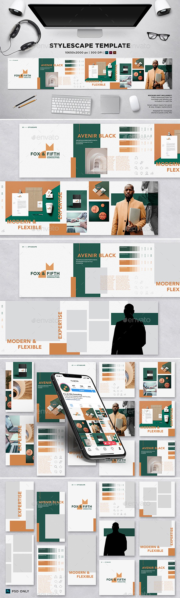 Stylescape / Moodboard Template 01, Graphics | GraphicRiver