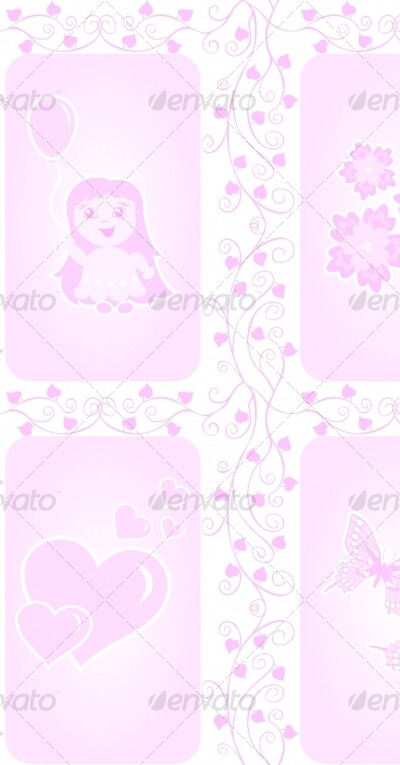 Texture for girls, Vectors | GraphicRiver