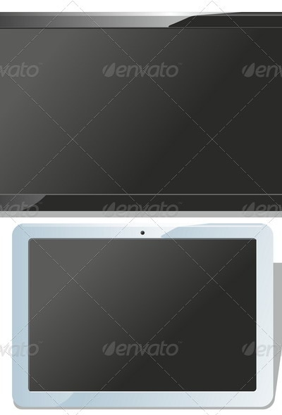 Displays set, Vectors | GraphicRiver