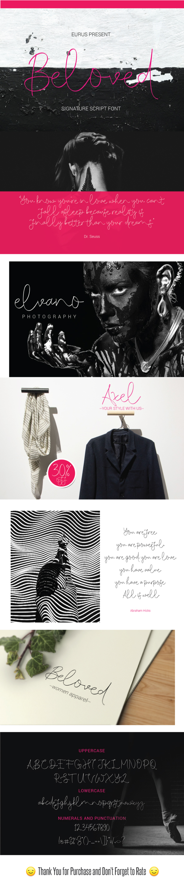 Beloved Signature Script - Script Fonts