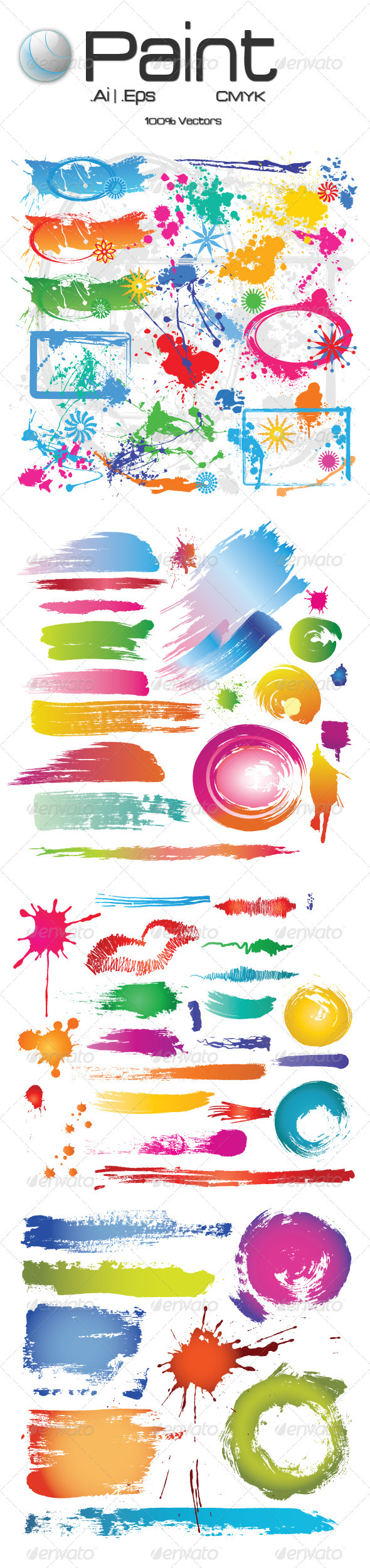 Paint, Vectors | GraphicRiver