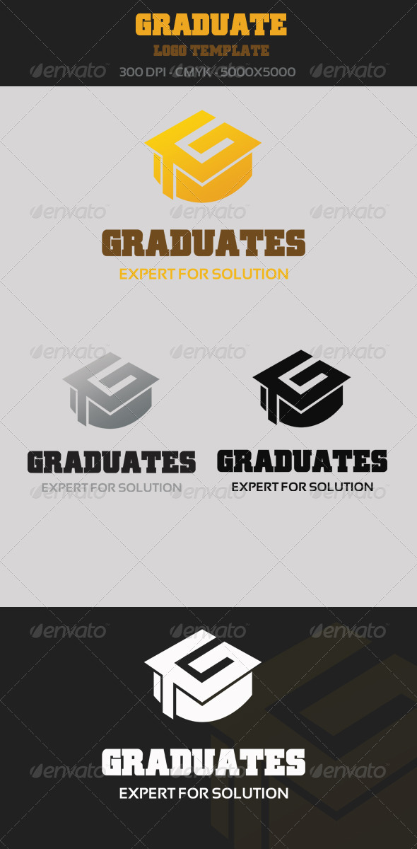 Graduate Logo Template, Logo Templates | GraphicRiver