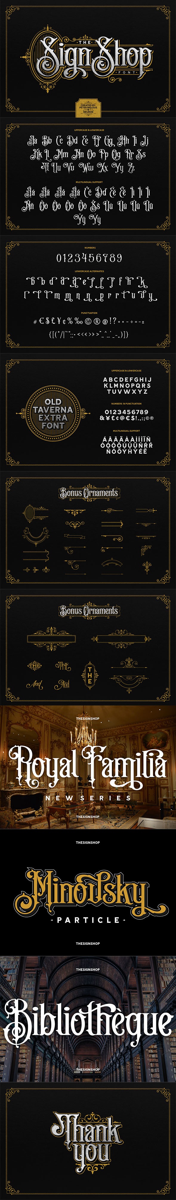 The Sign Shop Font, Fonts | GraphicRiver