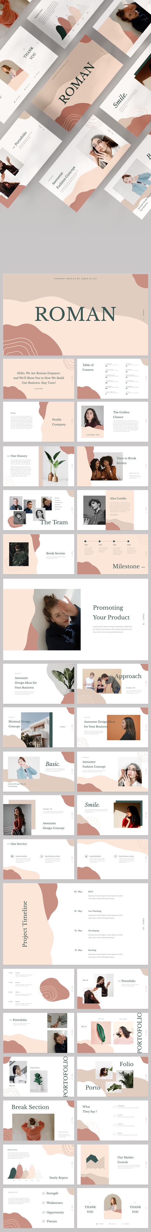 Roman Powerpoint, Presentation Templates | GraphicRiver