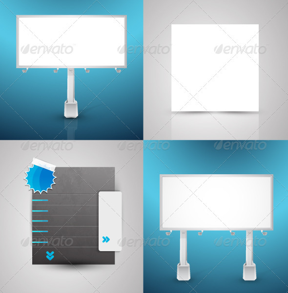 Vector Promotion Surfaces, Vectors | GraphicRiver