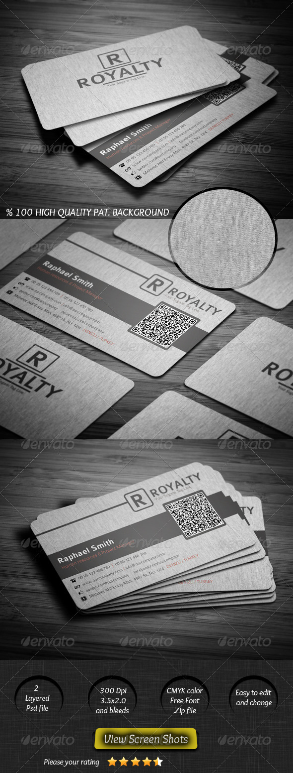 Canvas Business Card, Print Templates GraphicRiver