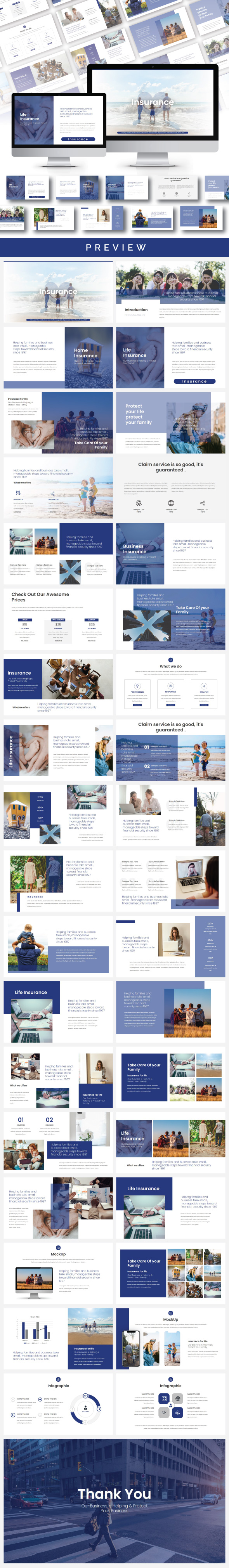 INSURANCE - Presentation Template, Presentation Templates | GraphicRiver