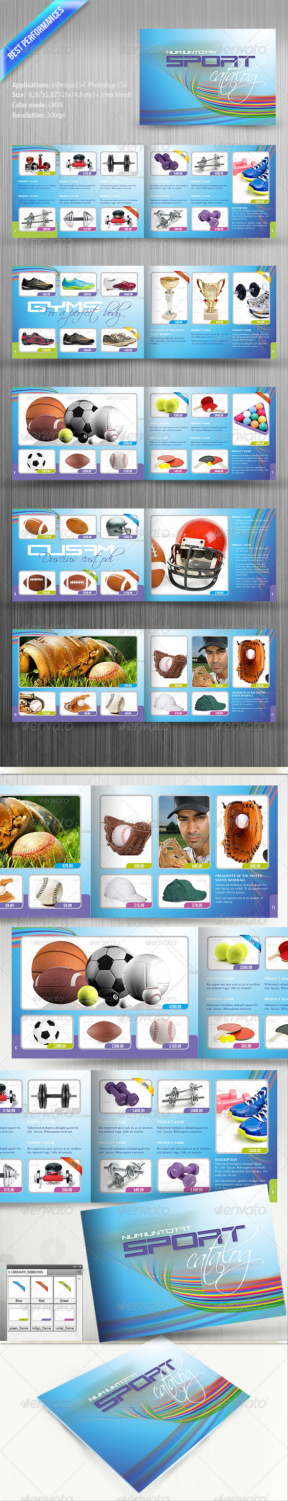 Sport Catalog, Print Templates GraphicRiver