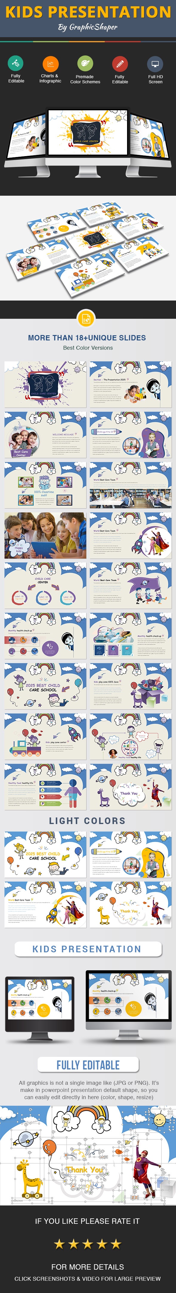 kids Presentation, Presentation Templates | GraphicRiver