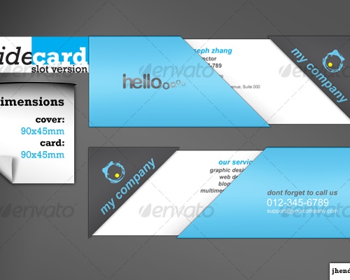 SlideCard-SlotVersion, Print Templates | GraphicRiver