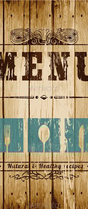 Decorative Menu card. Vector Illustration. , Vectors | GraphicRiver