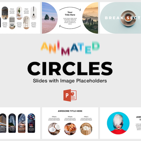 Circles - Animated Slides for PowerPoint Presentation, Presentation ...