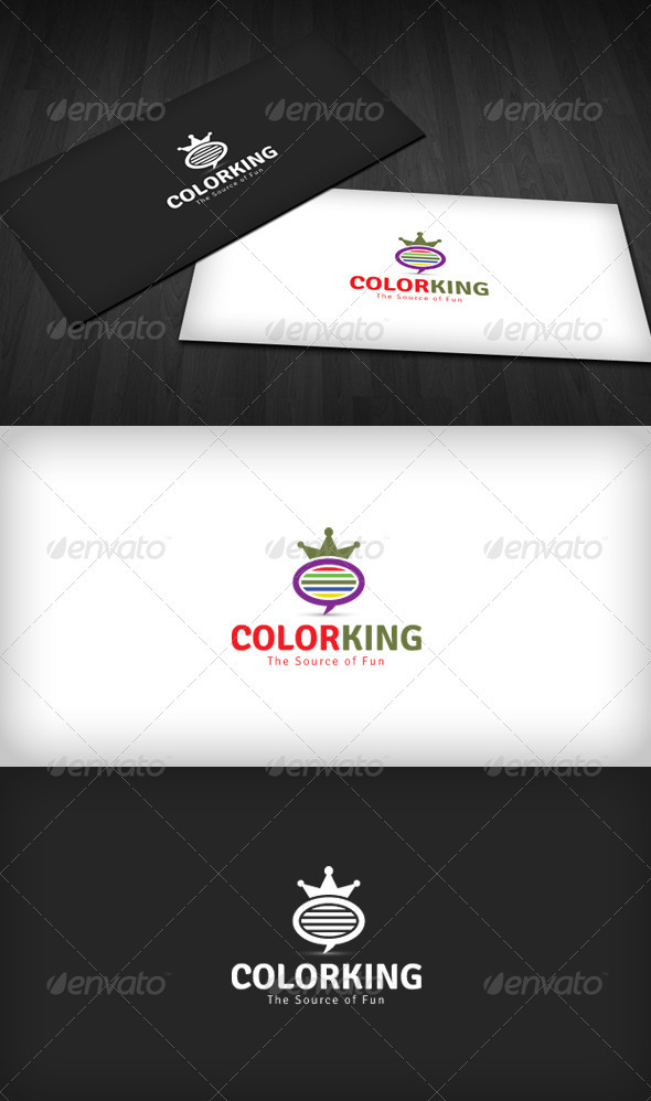 Color King Logo, Logo Templates | GraphicRiver