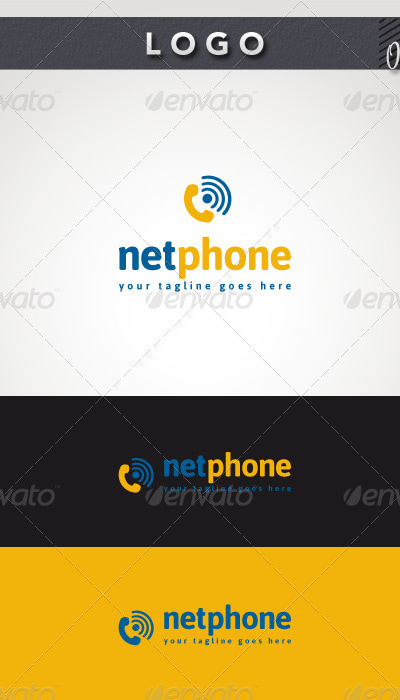 Net Phone Logo, Logo Templates | GraphicRiver