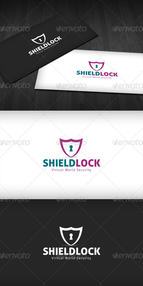 Shield Lock Logo, Logo Templates | GraphicRiver