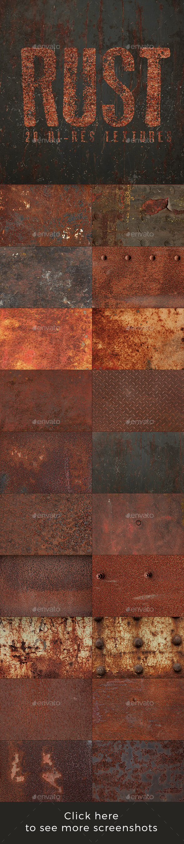 Rust Textures, Textures | GraphicRiver
