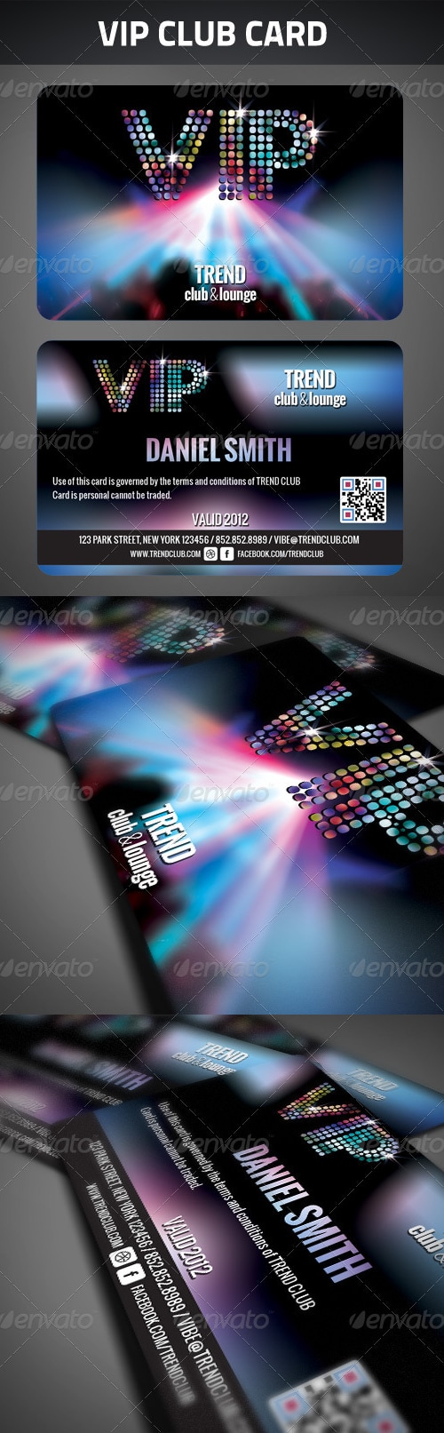 VIP Club Membership Card, Print Templates | GraphicRiver