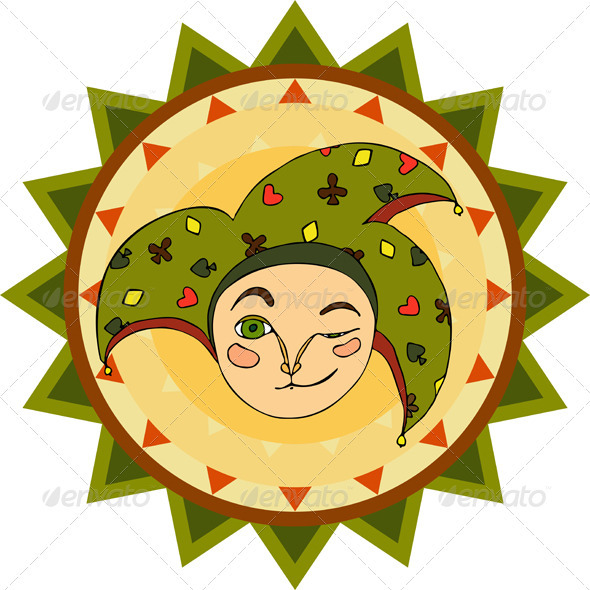 Jester Face Sign, Vectors | GraphicRiver