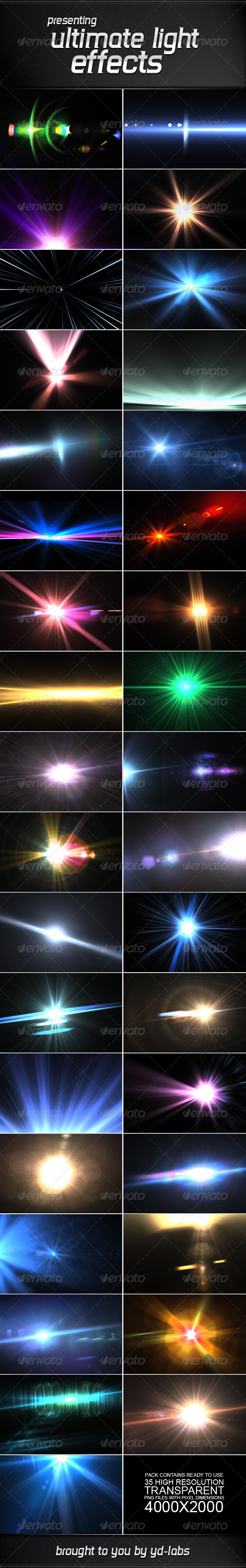 35 Ultimate Light Effects Volume 3, Graphics | GraphicRiver