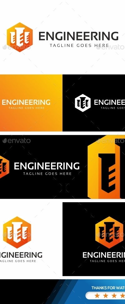 Engineering Logo, Logo Templates | GraphicRiver