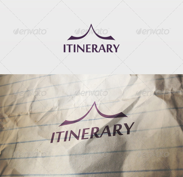 Itinerary Logo, Logo Templates | GraphicRiver
