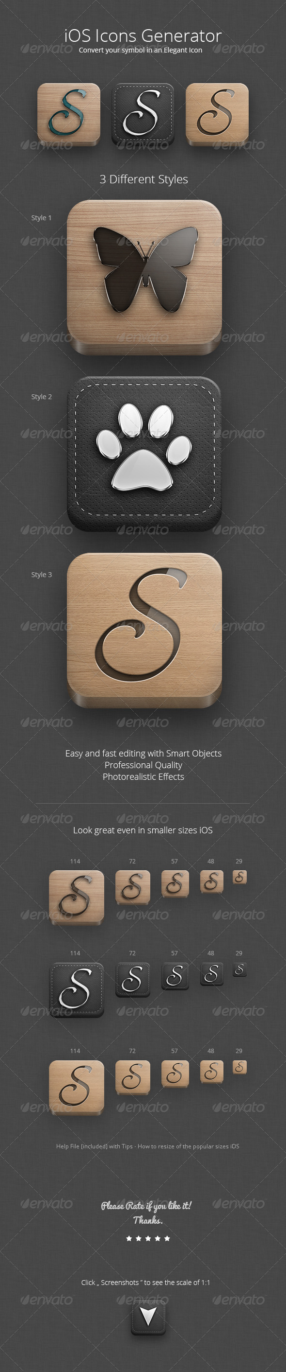 iOS Icons Generator, Icons | GraphicRiver