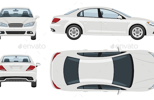 Car Template, Vectors | GraphicRiver