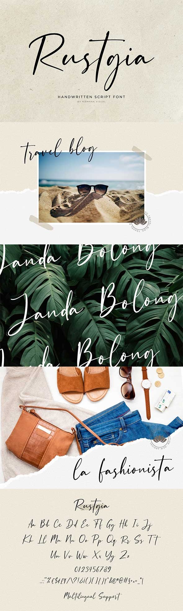 Rustgia - Handwritten Font, Fonts | GraphicRiver