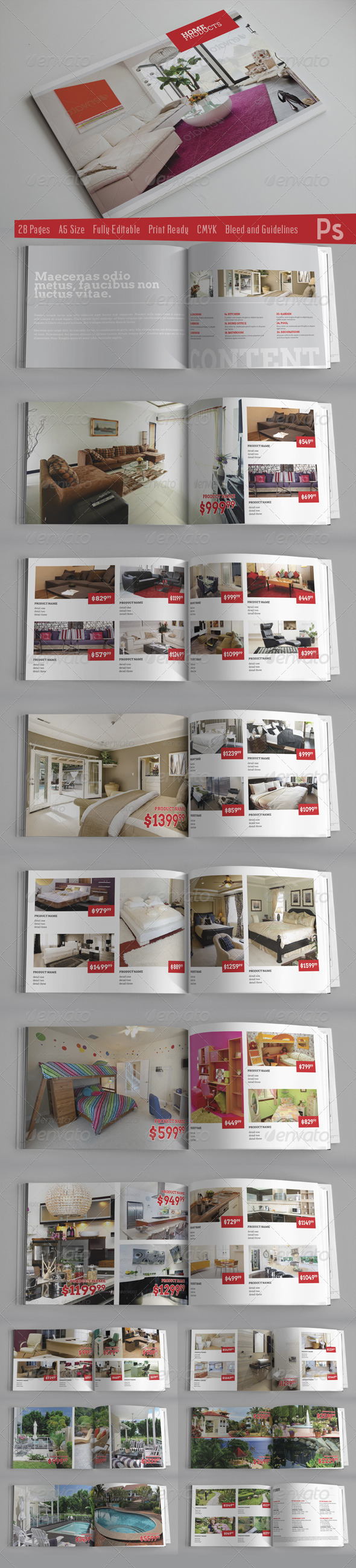 Home Products Catalog, Print Templates GraphicRiver