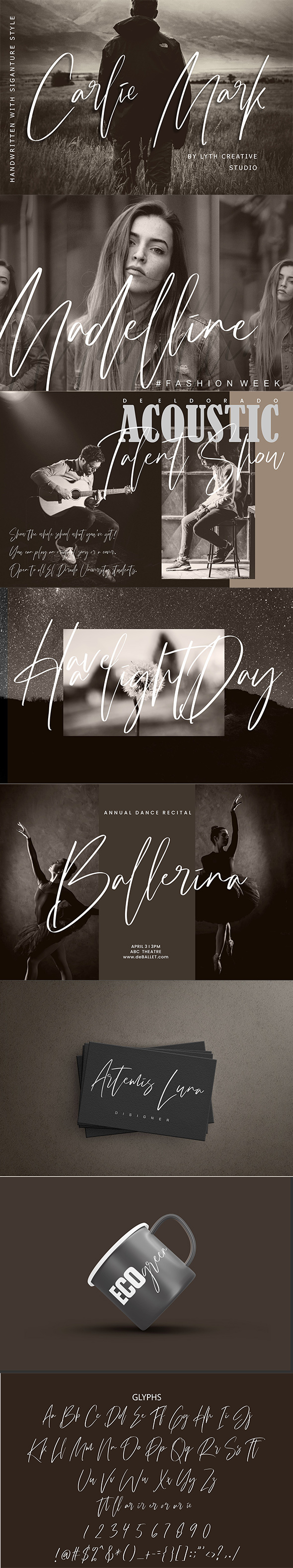 Carlie Mark Handwritten Font, Fonts | GraphicRiver