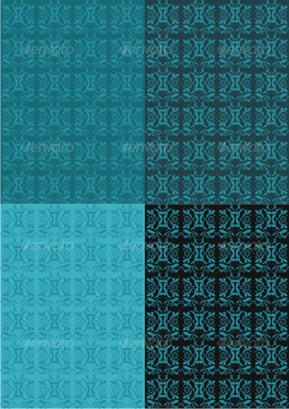 Seamless tile-able patterns, Vectors | GraphicRiver