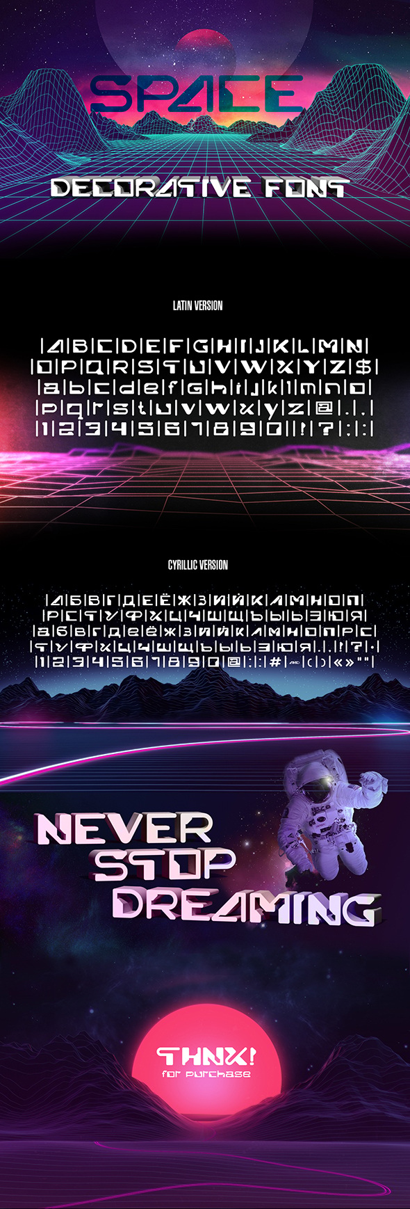Space DF, Fonts | GraphicRiver