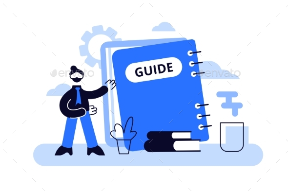 Guide Vector Illustration, Vectors | GraphicRiver