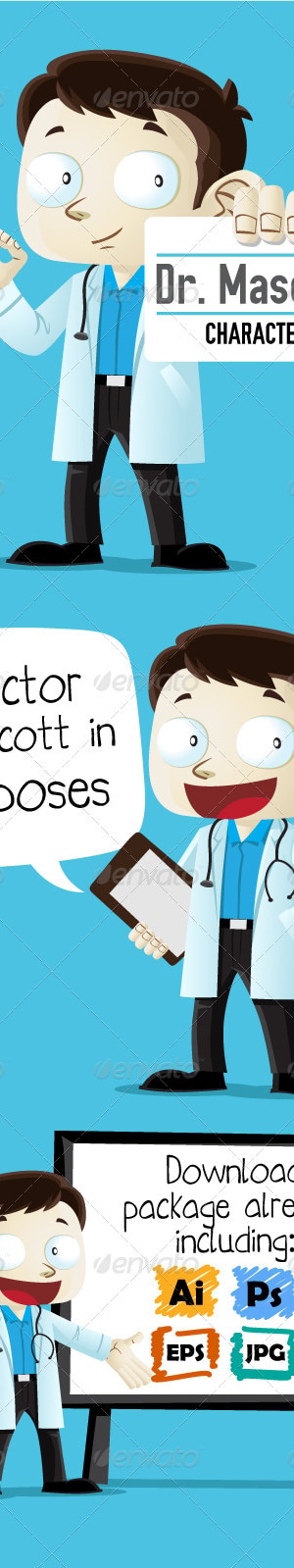 Doctor Character, Vectors | GraphicRiver